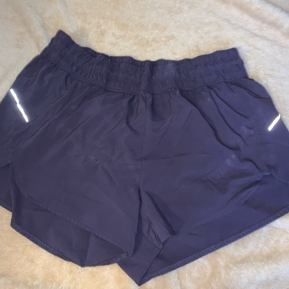 plum purple workout shorts